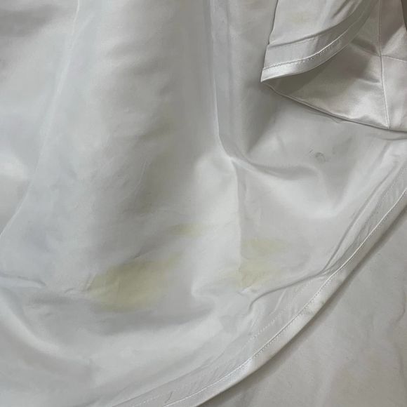 Wedding A Line Beaded Gown Long Train Dress White - Picture 3 of 14